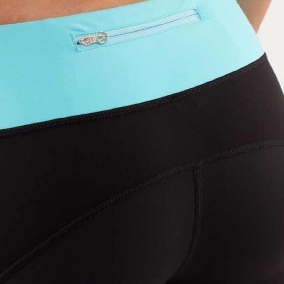 Lululemon Runnin' With My Homies Pant 6 NWT Black / Angel Blue - Picture 6 of 9